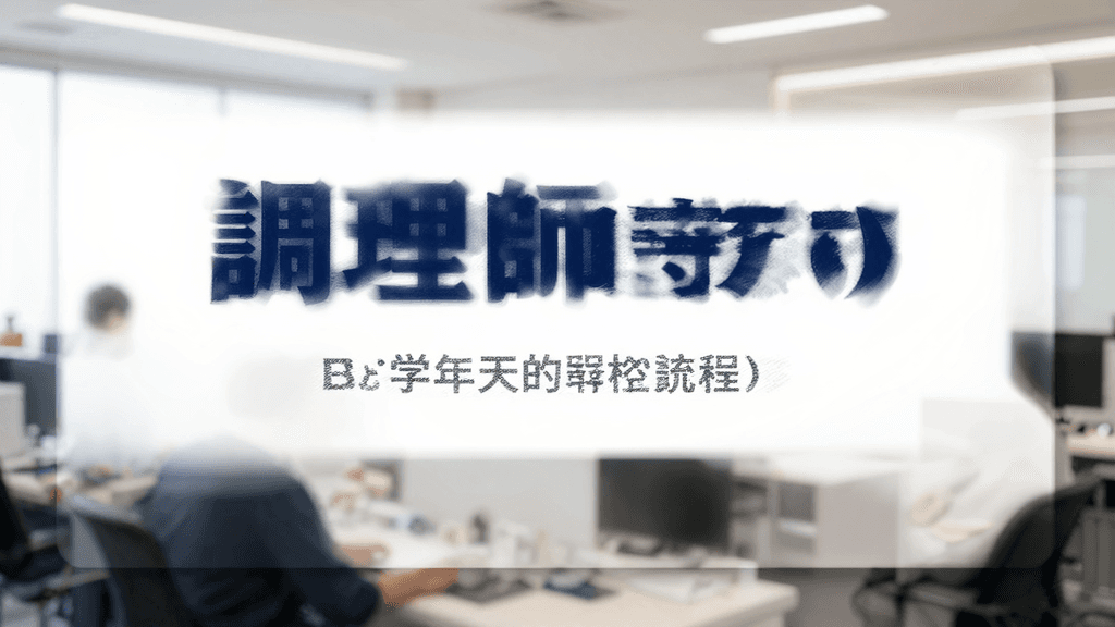 調理師の転職・年収ガイド